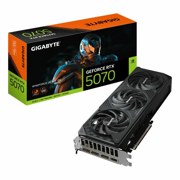 Graphics card Gigabyte GV-N5070WF3OC-12GD nvidia geforce rtx 5070 12 GB GDDR6 GDDR7-0