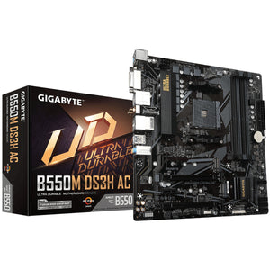 Motherboard Gigabyte B550M DS3H AC AMD B550 AMD AMD AM4-0