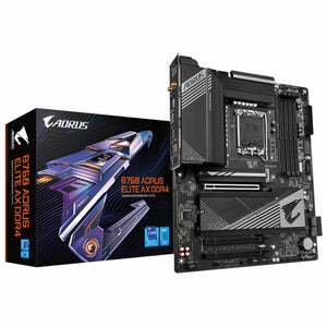 Motherboard Gigabyte B760 AORUS ELITE AX DDR4 (rev. 1.0) Intel LGA 1700-0