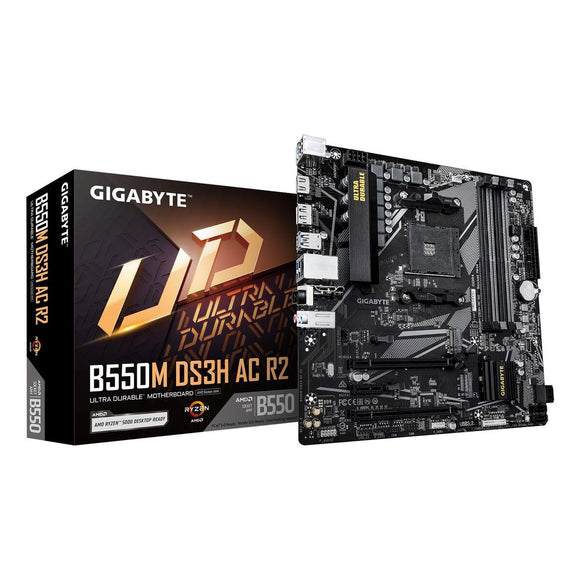 Motherboard Gigabyte B550M DS3H AC R2 AMD B550 AMD AM4-0