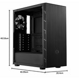 ATX Semi-tower Box Cooler Master MB600L2-KNNN-S00 Black-3