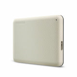 External Hard Drive Toshiba CANVIO ADVANCE Beige White 4TB USB 3.2 Gen 1-2