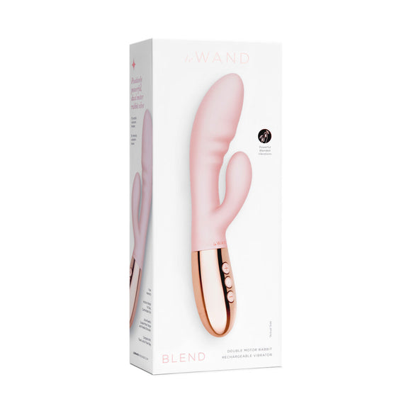 Dual Stimulation Vibe Le Wand Blend Rose Gold Golden Rose Gold-0