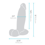 Realistic Dildo B-Vibe Silicone Ø 6,3 cm (19,5 cm)-3