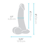 Realistic Dildo B-Vibe Silicone Ø 4,3 cm (15,2 cm)-3