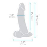 Realistic Dildo B-Vibe Silicone Ø 4,9 cm (18 cm)-3