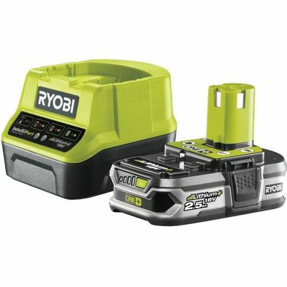 Charger and rechargeable battery set Ryobi RC18120-125 Litio Ion 2,5 Ah 18 V-0