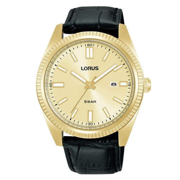 Men's Watch Lorus RH976QX9 Black Golden-0