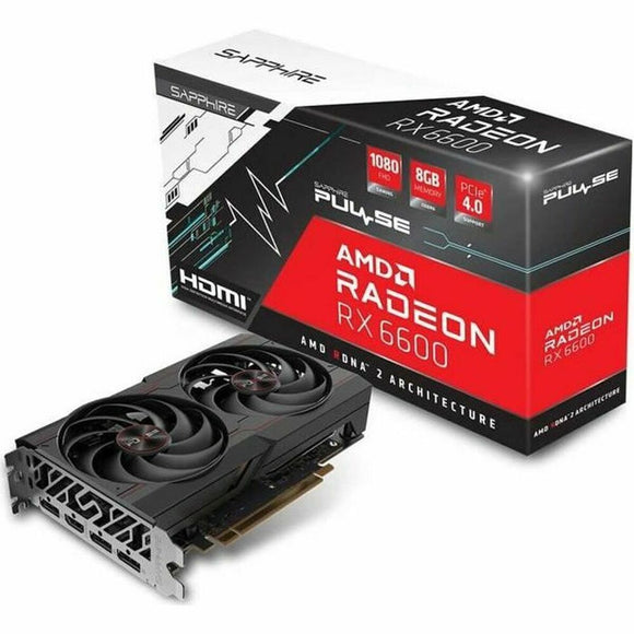 Graphics card Sapphire Radeon RX 6600 Pulse Gaming AMD Radeon RX 6600 8 GB GDDR6-0