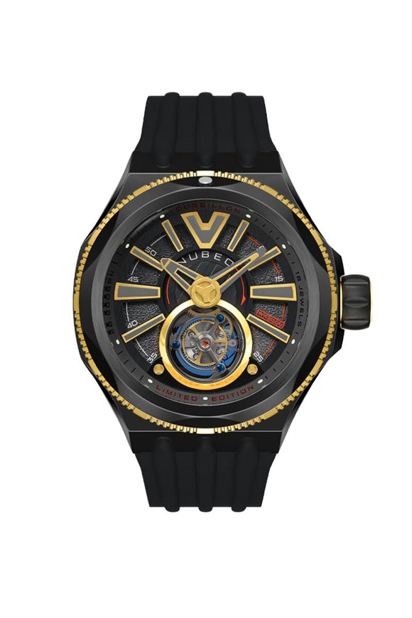 Nubeo NB-6075-05 Mens Watch Messenger Tourbillon Limited 52mm 10ATM-0