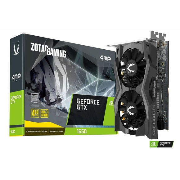 Graphics card Zotac GAMING GeForce GTX 1650 AMP CORE GDDR6 4 GB GDDR6 GeForce GTX 1650-0