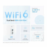 Wi-Fi Repeater + Router + Access Point TP-Link DECO X10(3-PACK)-6