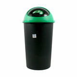 Rubbish Bin Tontarelli Big hoop Black Green 50 L 39 x 39 x 72 cm (10 Units)-1