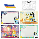 Drawing Set Bluey Pocket Drawing School (12 Units)-0
