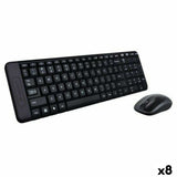 Keyboard and Mouse Logitech K220 (8 Units)-0