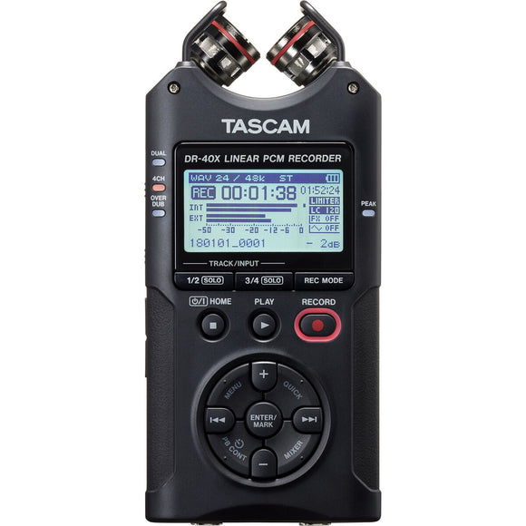 Recorder Tascam DR-40X Blue Black-0