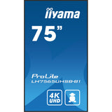 Monitor Videowall Iiyama ProLite LH7575UHS-B1AG 75" 4K Ultra HD-7