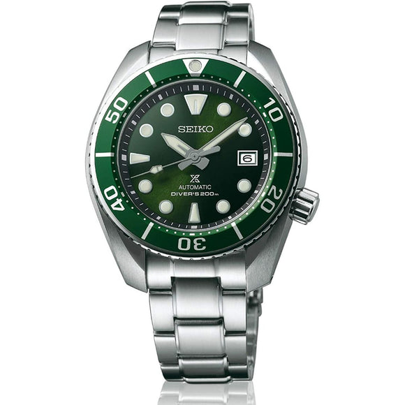 Men's Watch Seiko SPB103J1 Green Silver-0