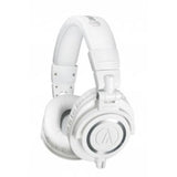 Headphones with Headband Audio-Technica Iberia ATH-M50XWH White-0