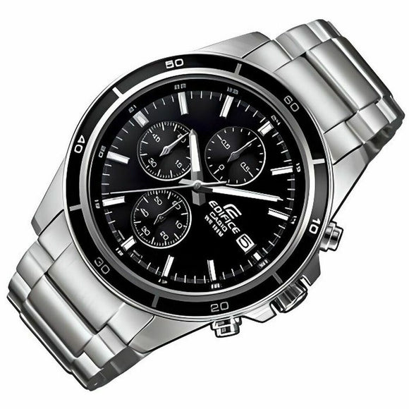 Men's Watch Casio EFR-526D-1AVUEF Black Silver-0