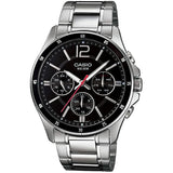 Men's Watch Casio MULTIFUNCTION CALENDAR - BLACK Black Silver (Ø 43,5 mm) (Ø 35 mm)-0