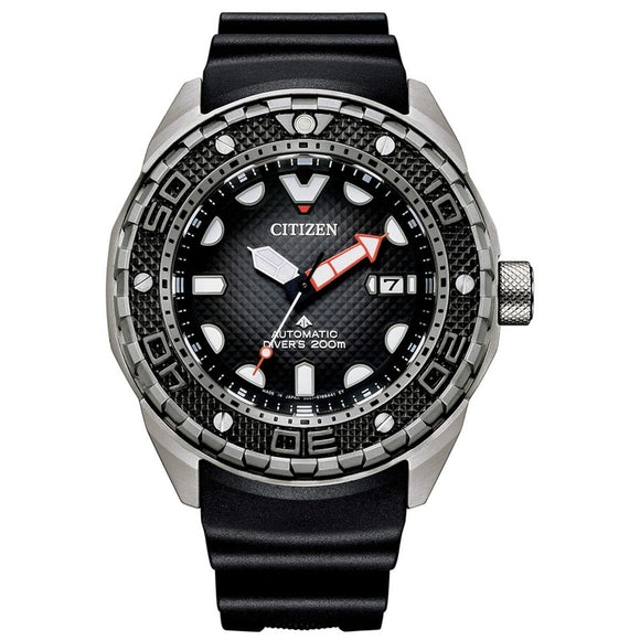 Men's Watch Citizen PROMASTER DIVERS 200M AUTOMATIC SUPER TITANIO Black Grey (Ø 46 mm)-0