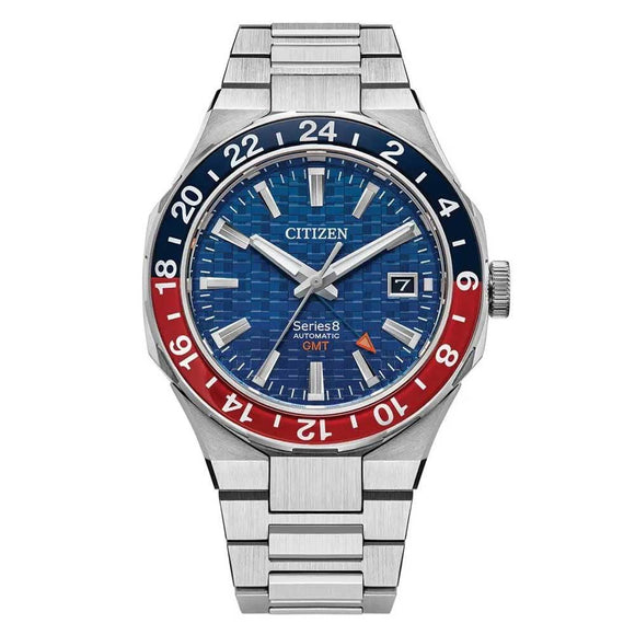 Citizen NB6030-59L Series 8 Automatic GMT Mens Watch 41mm 10ATM-0