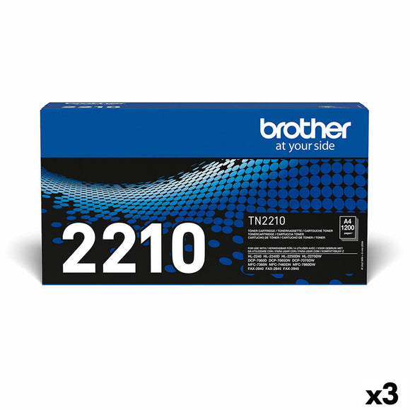 Toner Brother HL-2240D/2250DN/2270DW/FAX 2840 Black (3 Units)-0