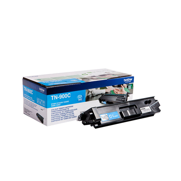 Original Toner Brother TN-900C Blue Black Cyan-0