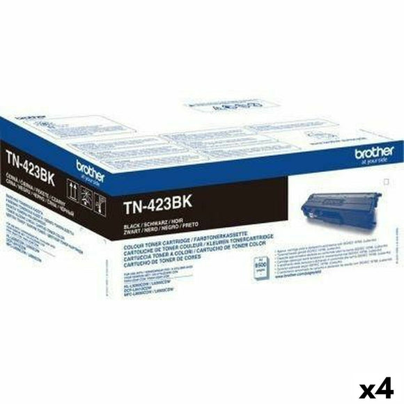 Toner Brother TN423BK Black (4 Units)-0