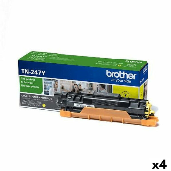 Original Toner Brother HLL-3210CW, 3230CDW, 3270CDW / DCPL-3510CDW, 3550CDW / MFCL-3710CW, 3750CDW, 3770CDW Yellow (4 Units)-0