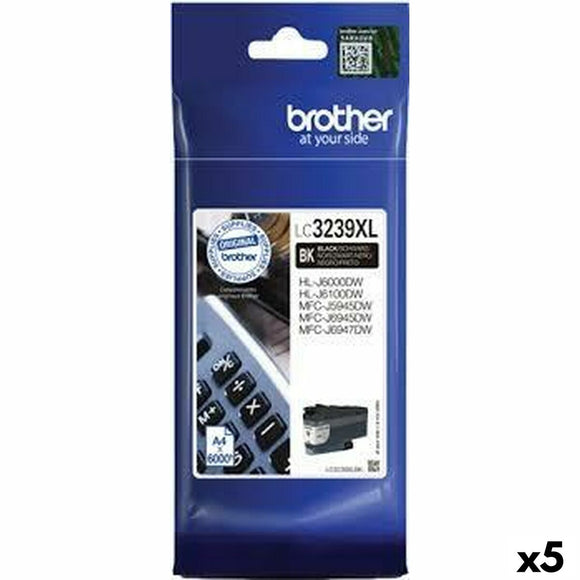 Original Ink Cartridge Brother HLJ6000 / MFCJ5945 / MFCJ6945 Black (5 Units)-0