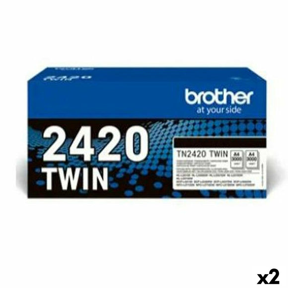 Toner Brother HLL2310D 2350DW 2370DN 2375DW MFCL2710DW 2730DW 2750DW Black (2 Units)-0