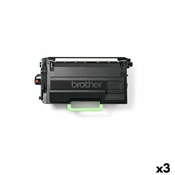 Original Toner Brother HLL6210DW HLL6410DN MFCL6710DW MFCL6910DN Black (3 Units)-0