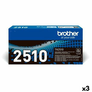 Original Toner Brother HLL2400DW HLL2445DW DCPL2620DW DCPL2627DWXL DCPL26 Black (3 Units)-0