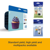 Original Ink Cartridge Brother Yellow (5 Units)-6