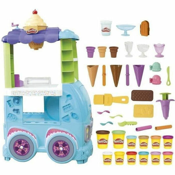 Modelling Clay Game Play-Doh Giant Ice Cream Truck 25 Pieces Ice cream-0