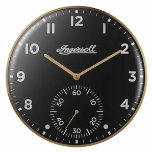 Wall Clock Ingersoll 1892 IC003GB Golden Black-0