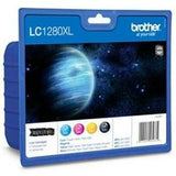 Original Ink Cartridge Brother LC1280XL Yellow Blue Black Magenta (4 Units)-1