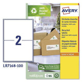 Printer Labels Avery LR7168 White 100 Sheets 199,6 x 143,5 mm (5 Units)-1