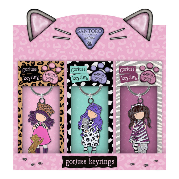 Keychain Gorjuss Purrrrrfect love 12 Pieces-0