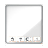 Bulletin board Esselte White Aluminium Crystal 100 x 97,2 x 4,5 cm-4