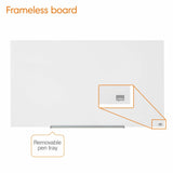 Magnetic board Nobo Impression Pro White Crystal 126 x 71 cm-5