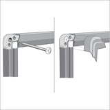 Magnetic board Nobo Premium Plus White Aluminium 120 x 90 cm-6