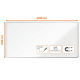 Magnetic board Nobo Premium Plus White Aluminium 240 x 120 cm-5