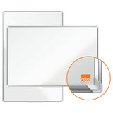 Magnetic board Nobo Premium Plus White Aluminium Steel-5