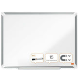 Magnetic board Nobo Premium Plus White Aluminium Steel-1