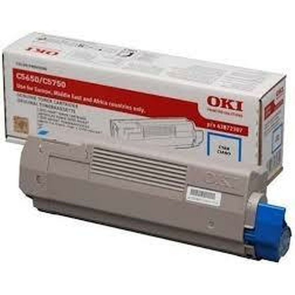 Toner OKI 43872307 Black Cyan-0