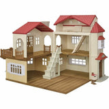 Playset Sylvanian Families Red Roof Country Home Doll's House Rabbit-4