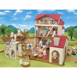 Playset Sylvanian Families Red Roof Country Home Doll's House Rabbit-2